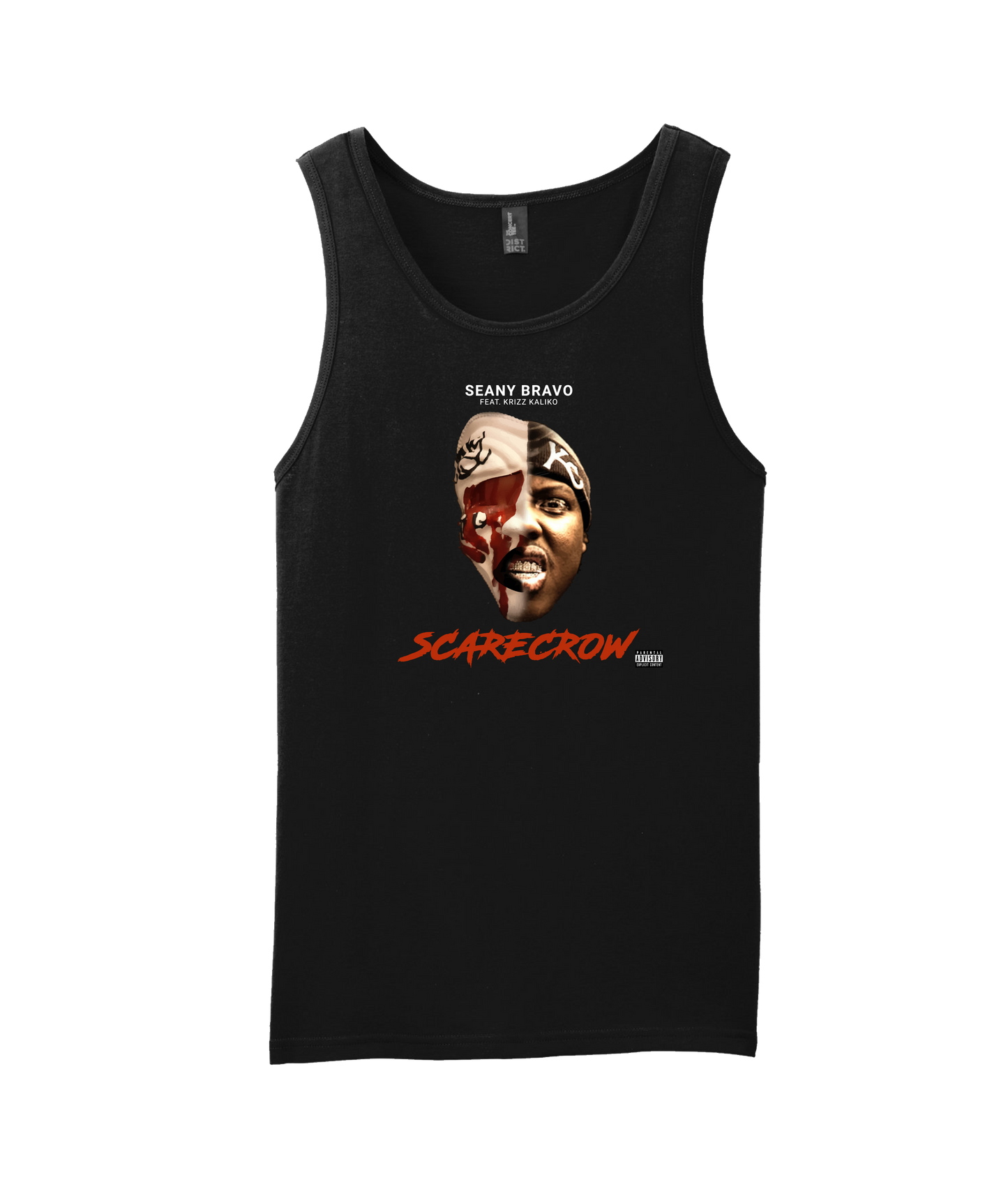 Seany Bravo - Scarecrow - Black Tank Top