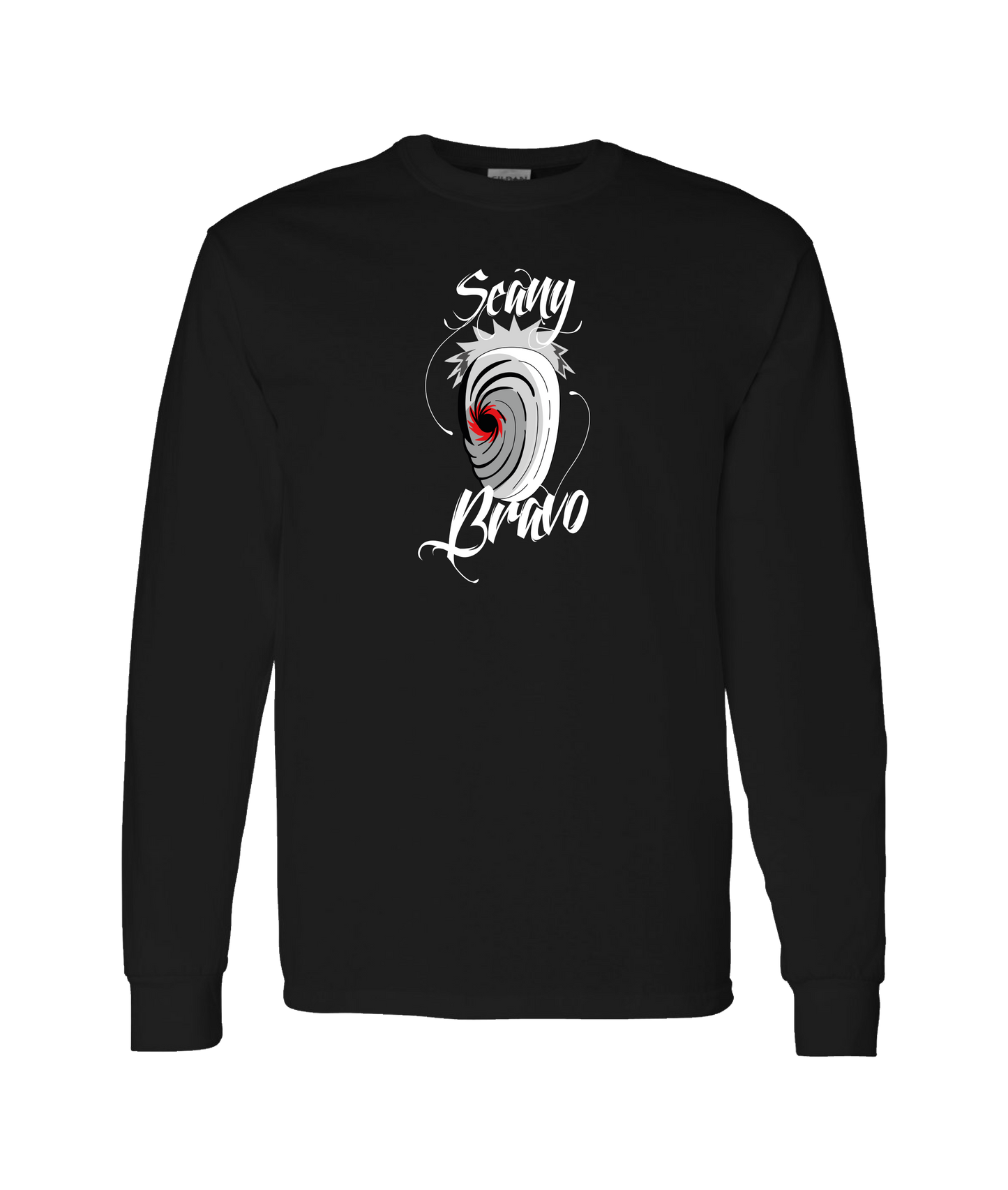 Seany Bravo - Eye - Black Long Sleeve T