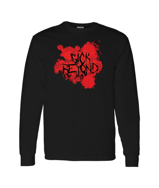 Sick Beyond - Blood - Black Long Sleeve T