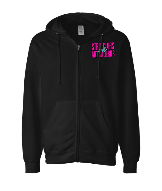 V-SCAGTOP - Logo Tee - Black Zip Up Hoodie