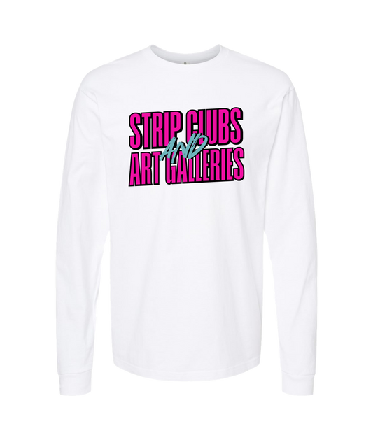 V-SCAGTOP - Logo Tee - White Long Sleeve T