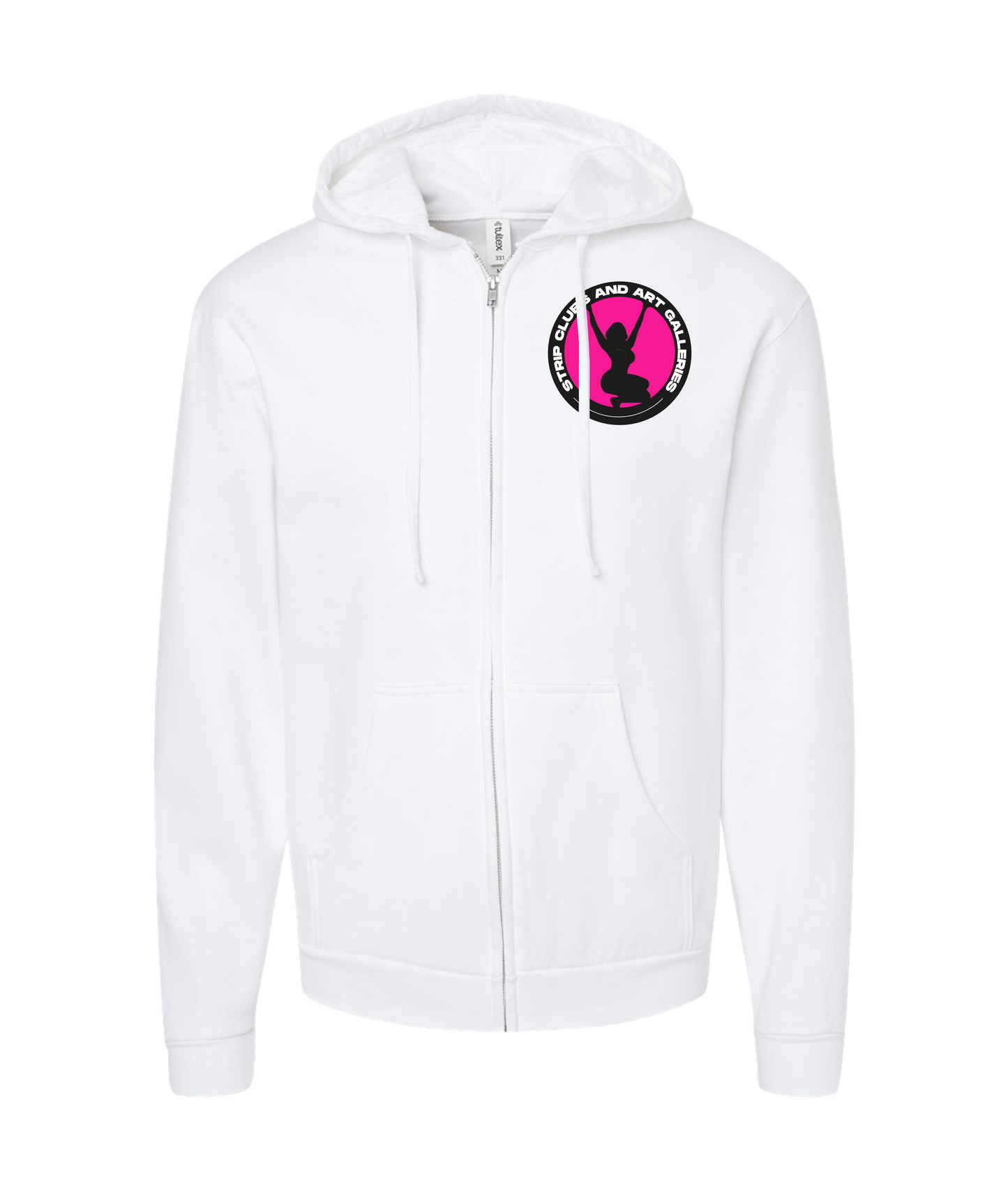 V-SCAGTOP - Patch Tee - White Zip Up Hoodie