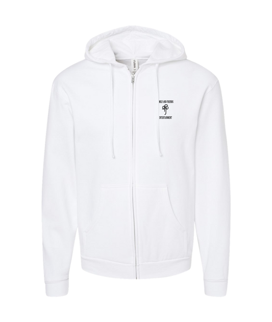 Sincrawford - Family and Friends Ent.  - White Zip Up Hoodie