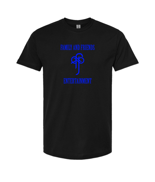 Sincrawford - Family and Friends Ent. (Blue) - Black T Shirt