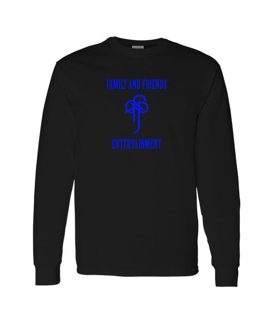 Sincrawford - Family and Friends Ent. (Blue) - Black Long Sleeve T