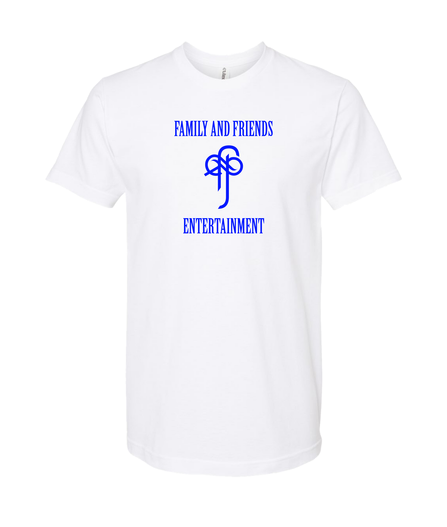 Sincrawford - Family and Friends Ent. (Blue) - White T Shirt