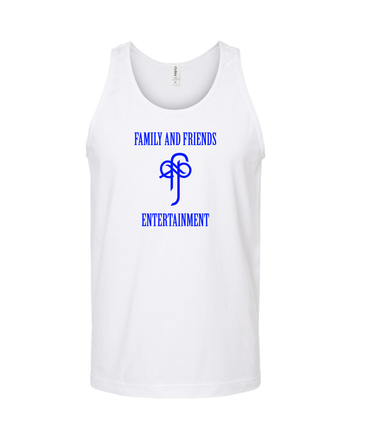 Sincrawford - Family and Friends Ent. (Blue) - White Tank Top