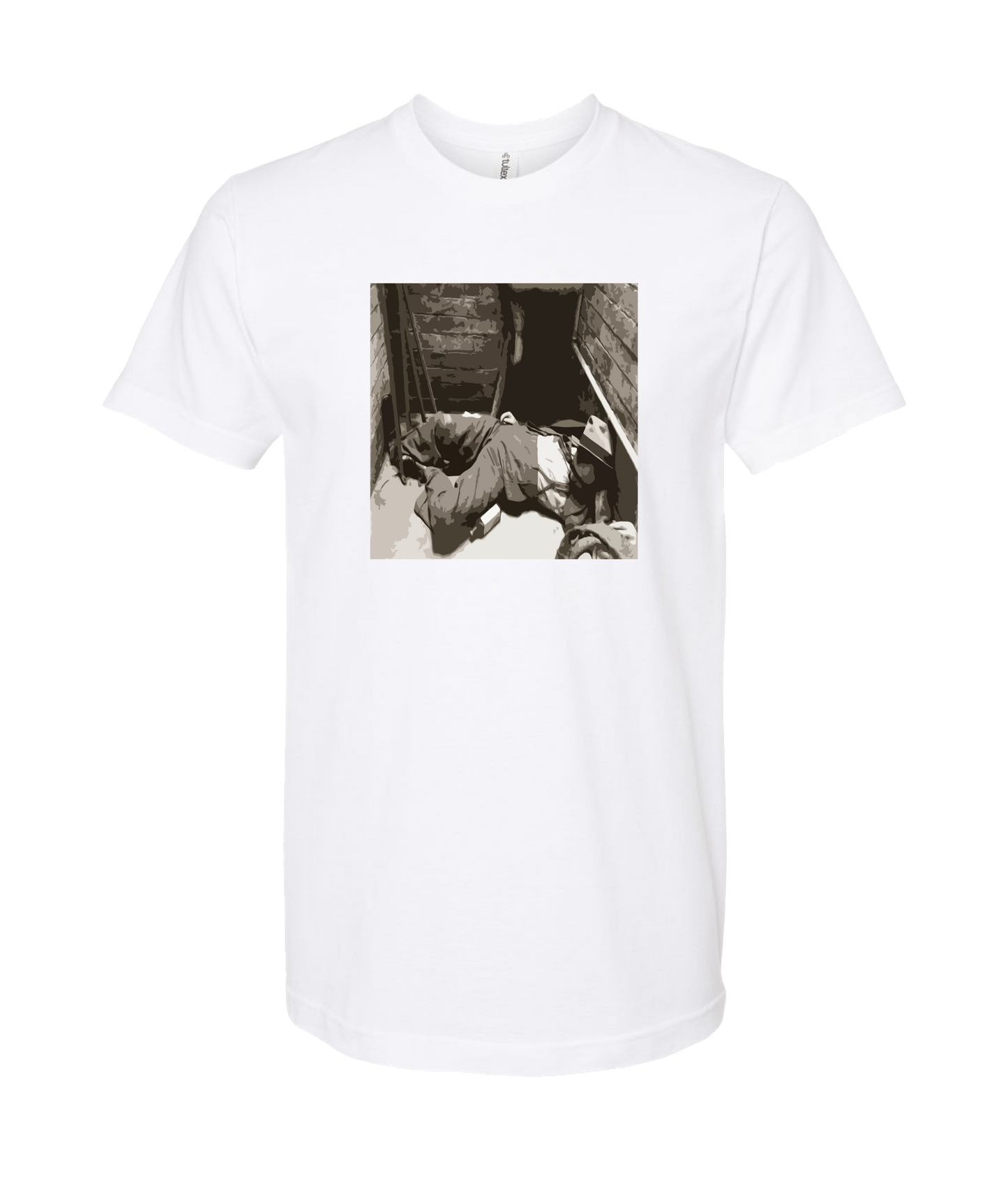 Sincrawford - Man Down - White T-Shirt