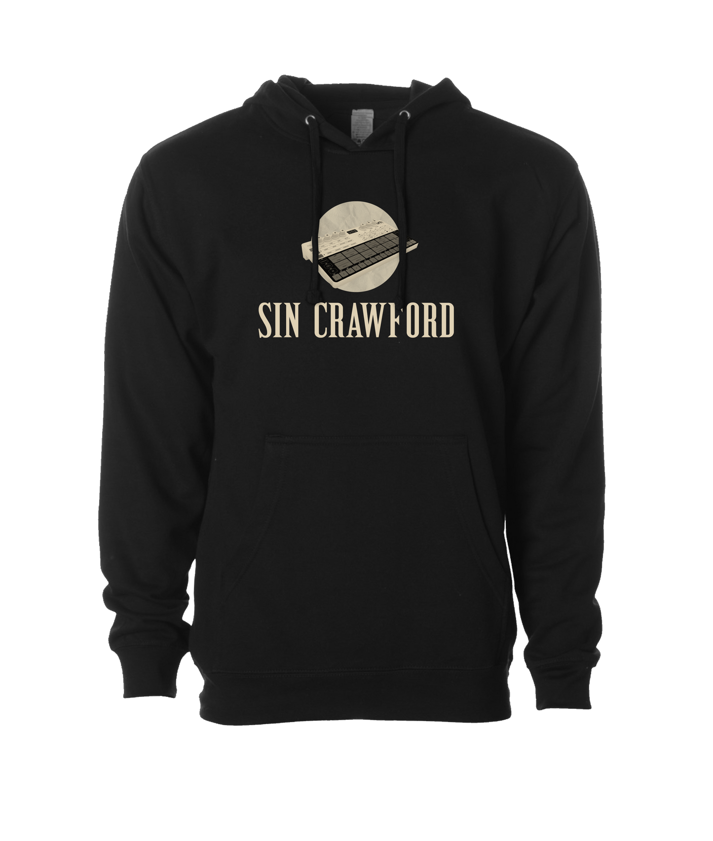 Sincrawford - Drum Machine - Black Hoodie