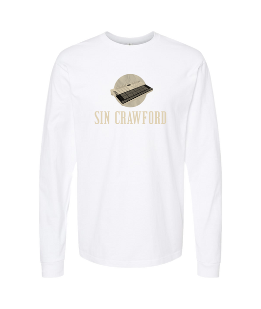 Sincrawford - Drum Machine - White Long Sleeve T