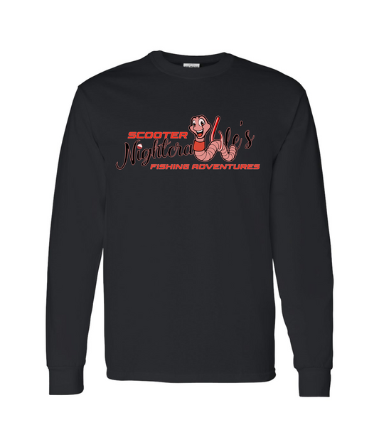 V-SCNTOP - Scooter Nightcrawler Tight Lip - Black Long Sleeve T