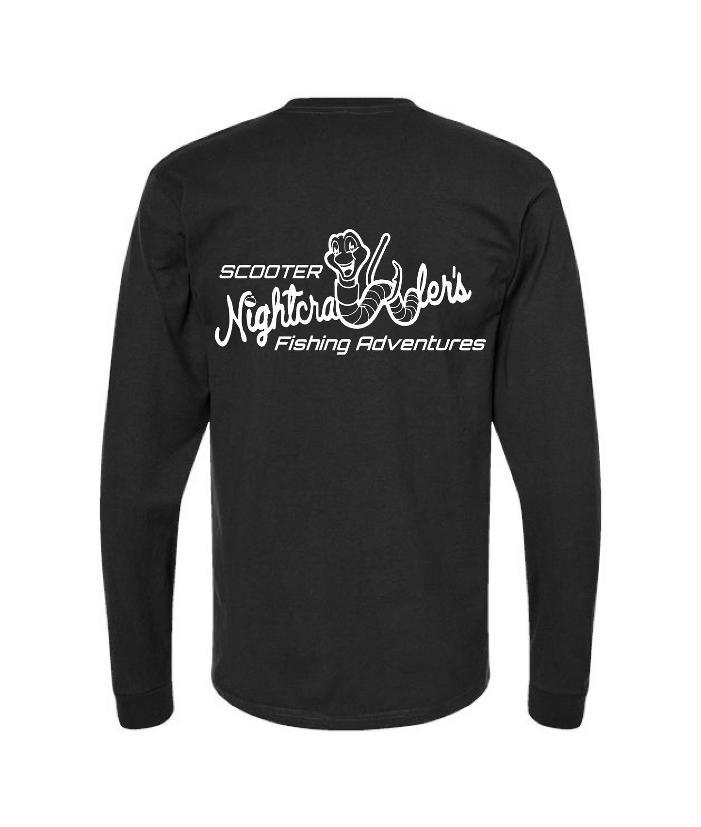 V-SCNTOP - Scooter Nightcrawler BW - Black Long Sleeve T