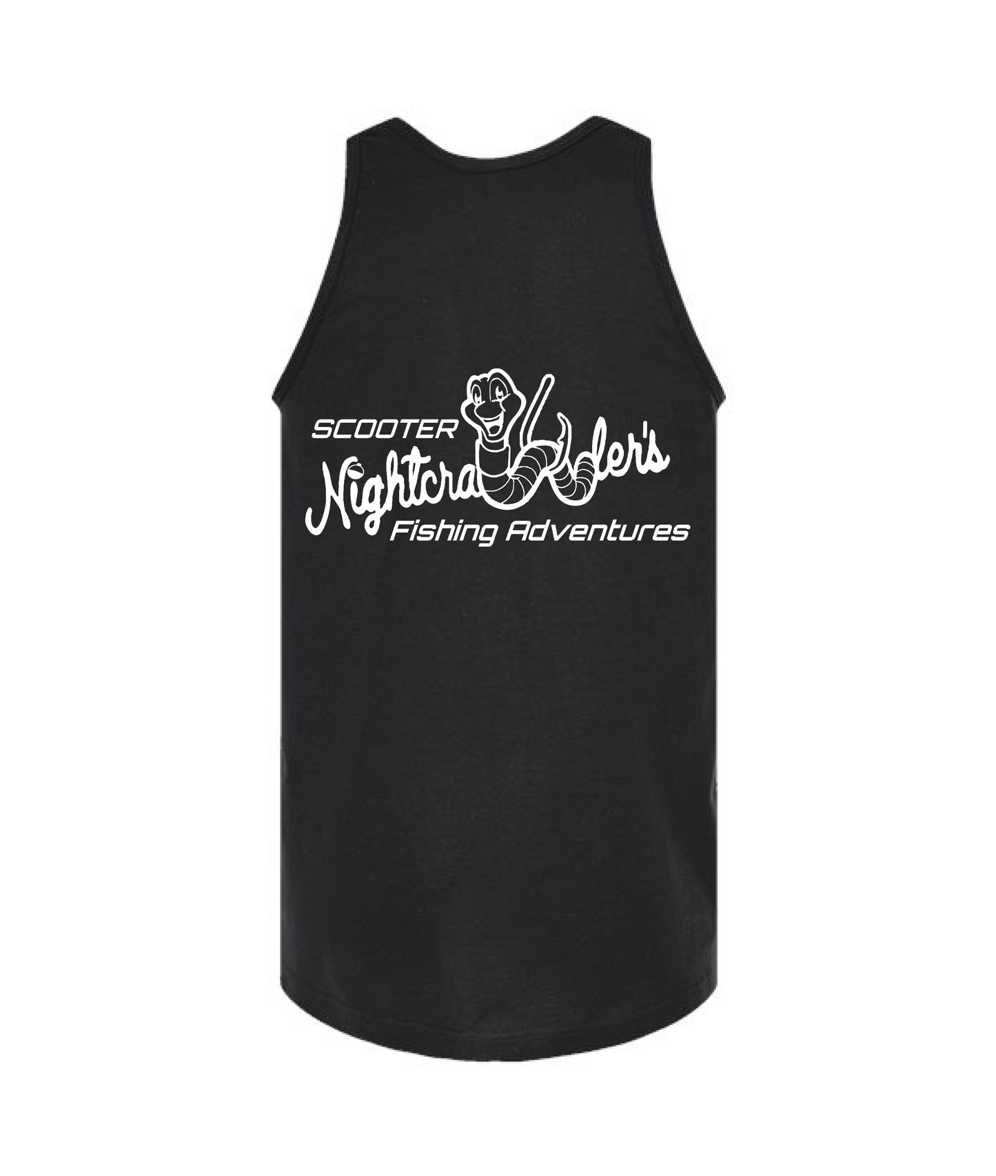 V-SCNTOP - Scooter Nightcrawler BW - Black Tank Top
