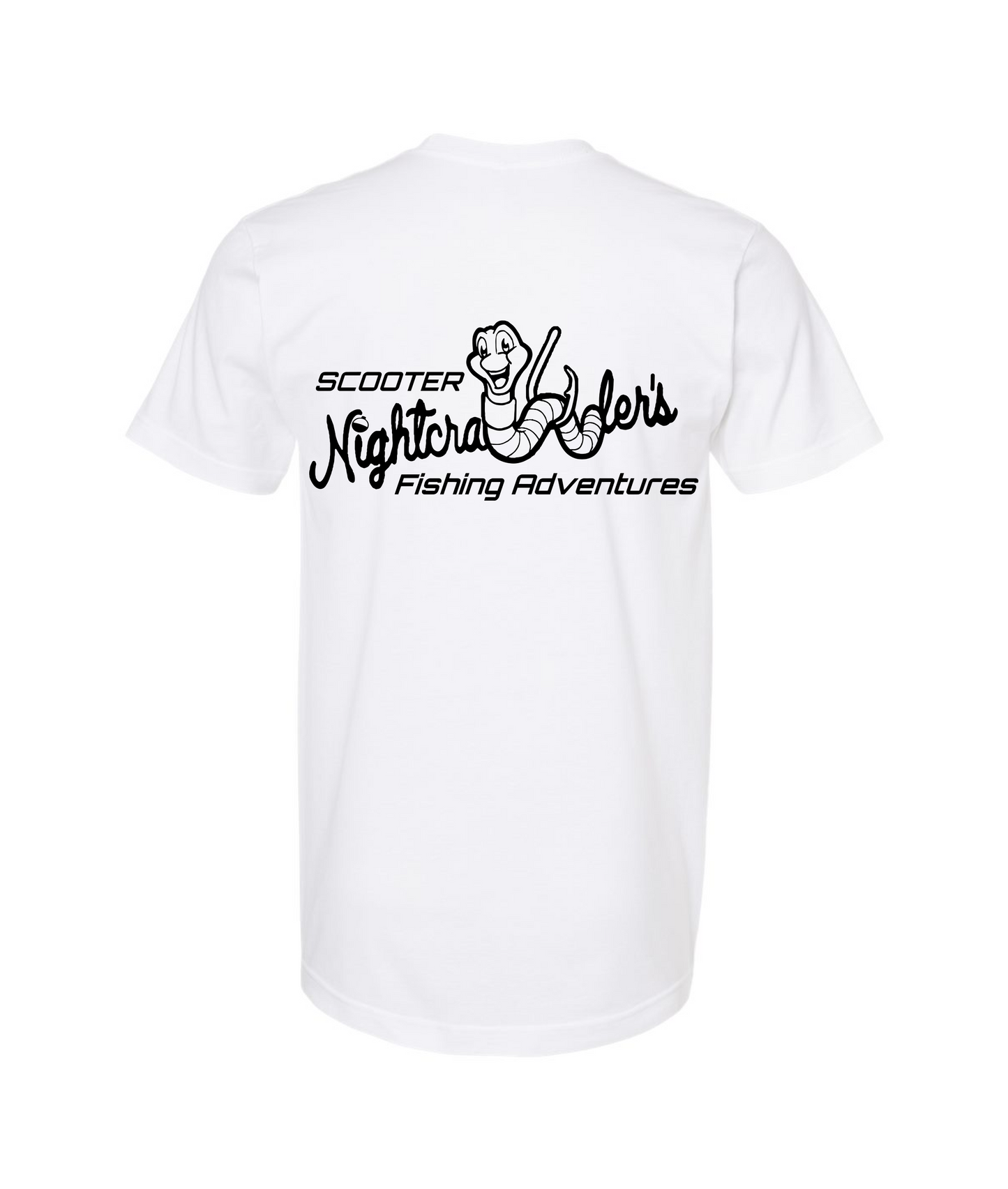 V-SCNTOP - Scooter Nightcrawler BW - White T Shirt