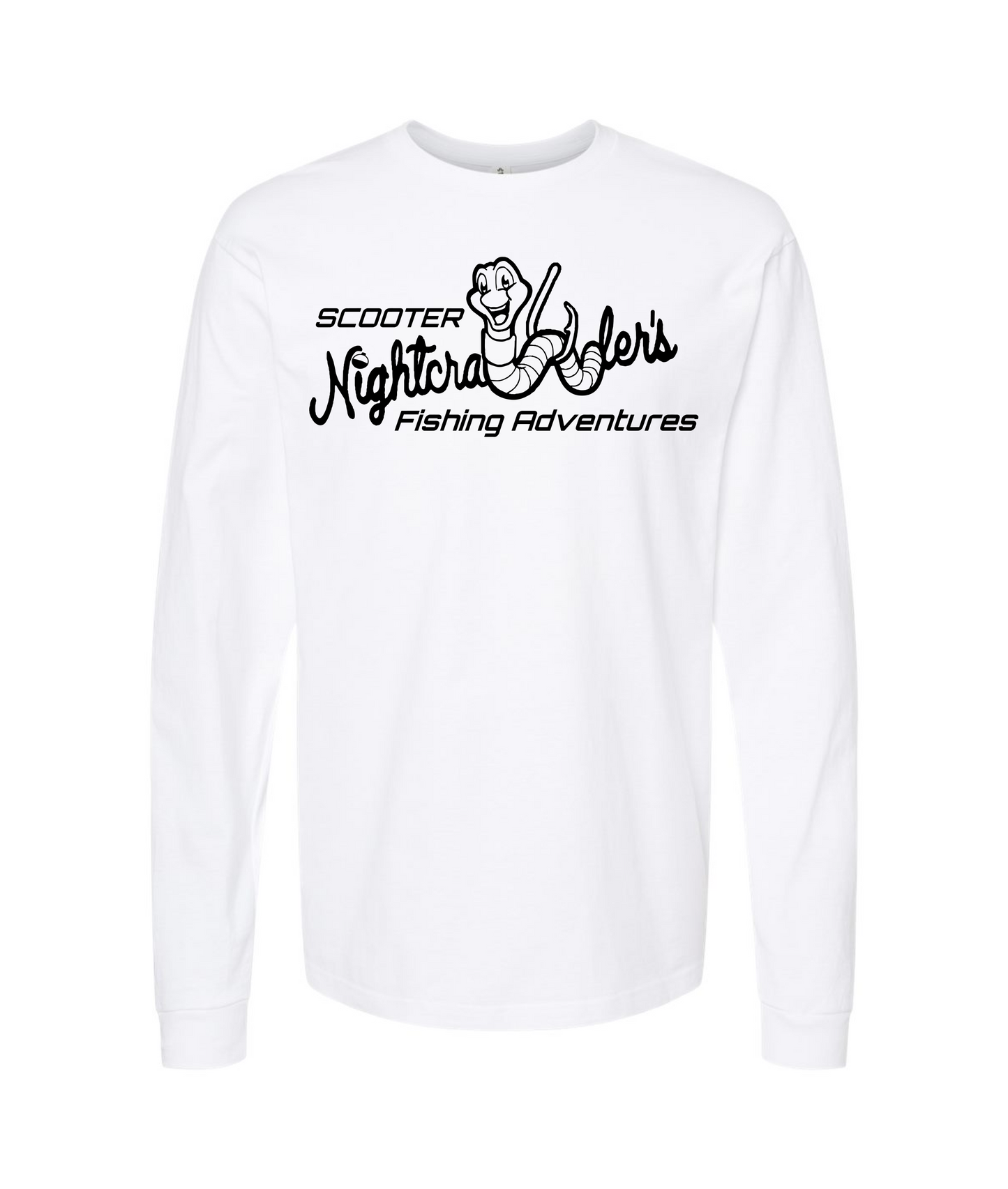 Scooter Nightcrawler - Scooter Nightcrawler BW - White Long Sleeve T