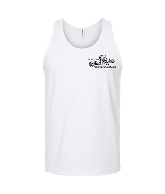 V-SCNTOP - Scooter Nightcrawler BW - White Tank Top