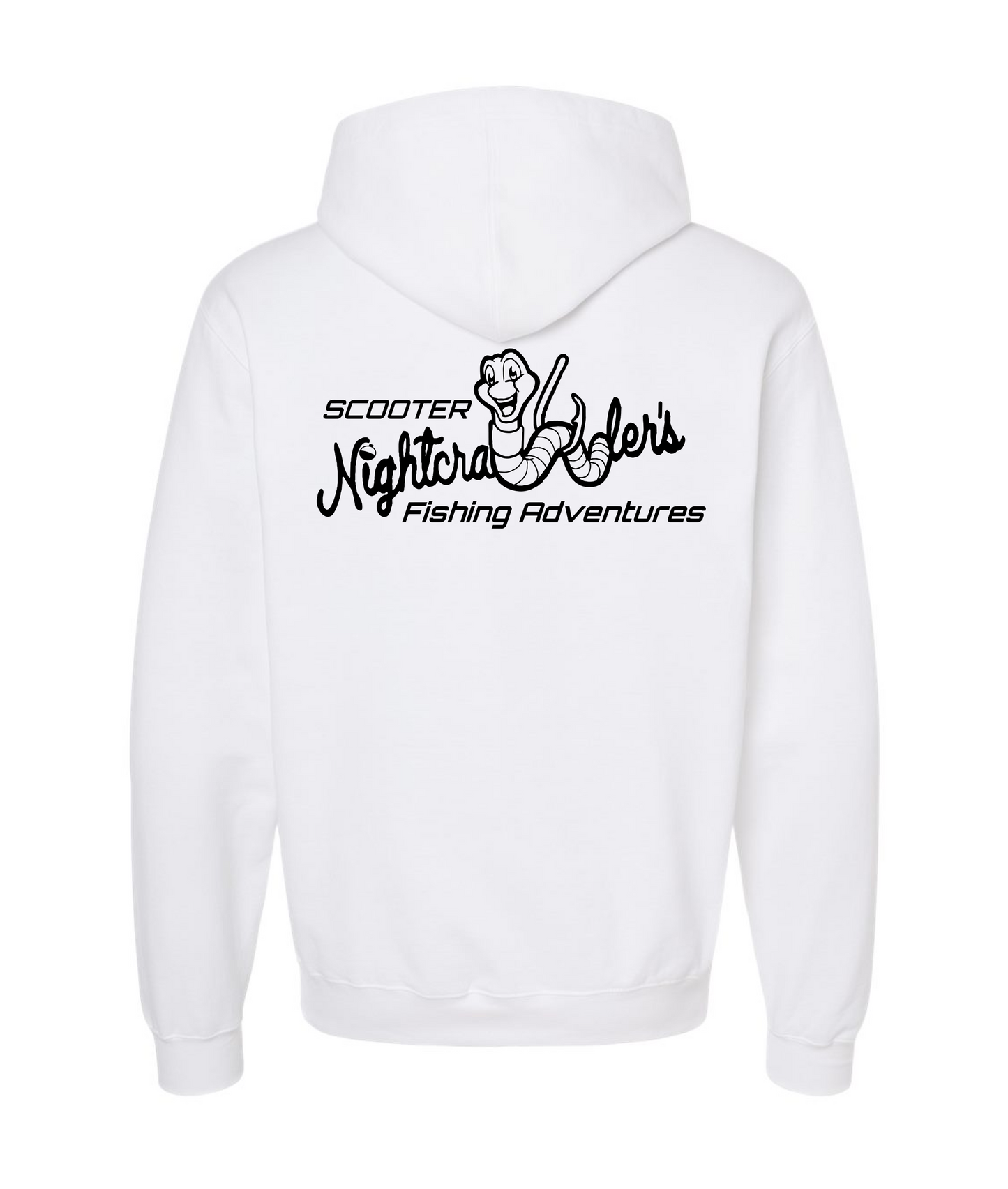 V-SCNTOP - Scooter Nightcrawler BW - White Hoodie
