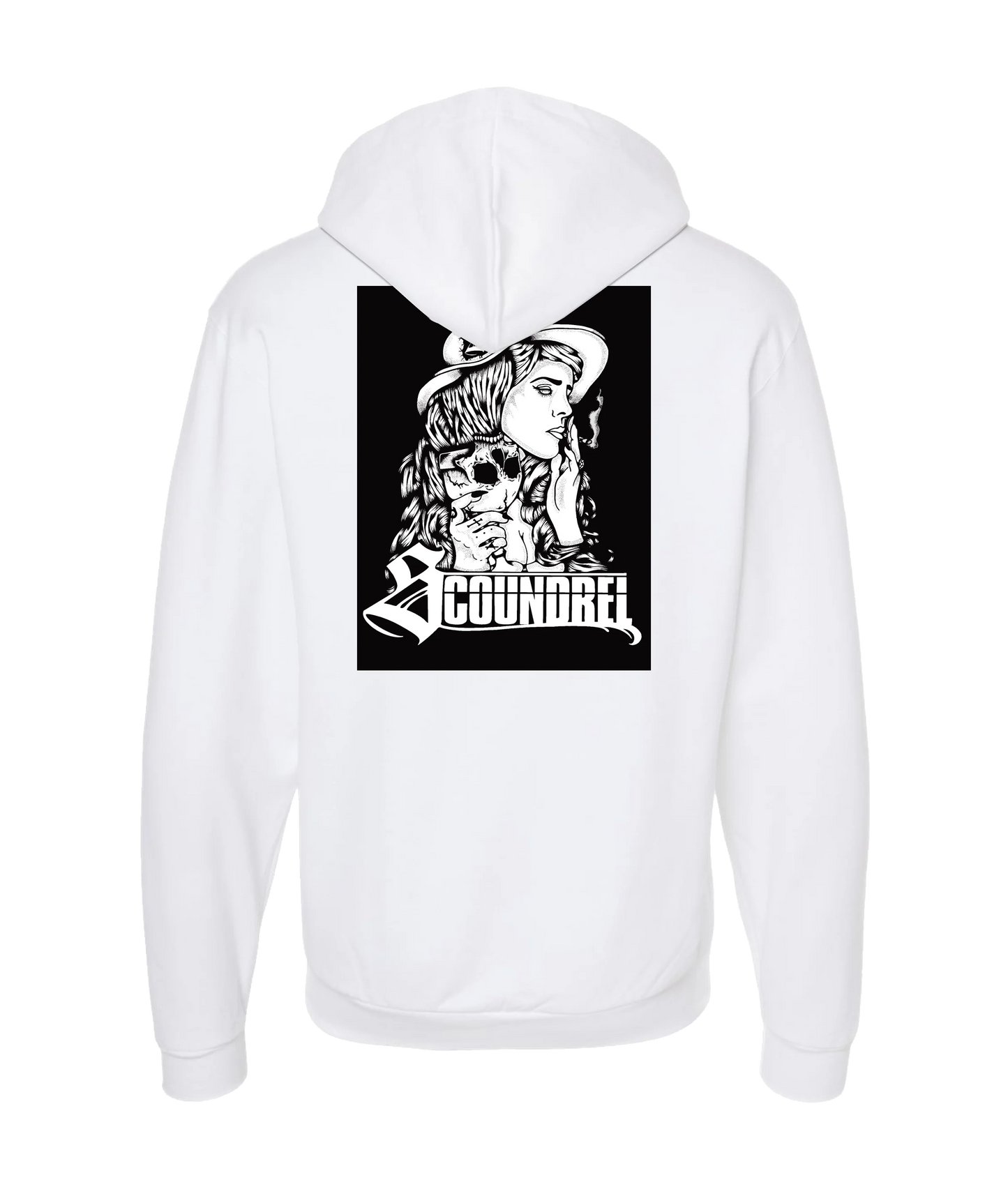 Scoundrel - Witch - White Zip Up Hoodie