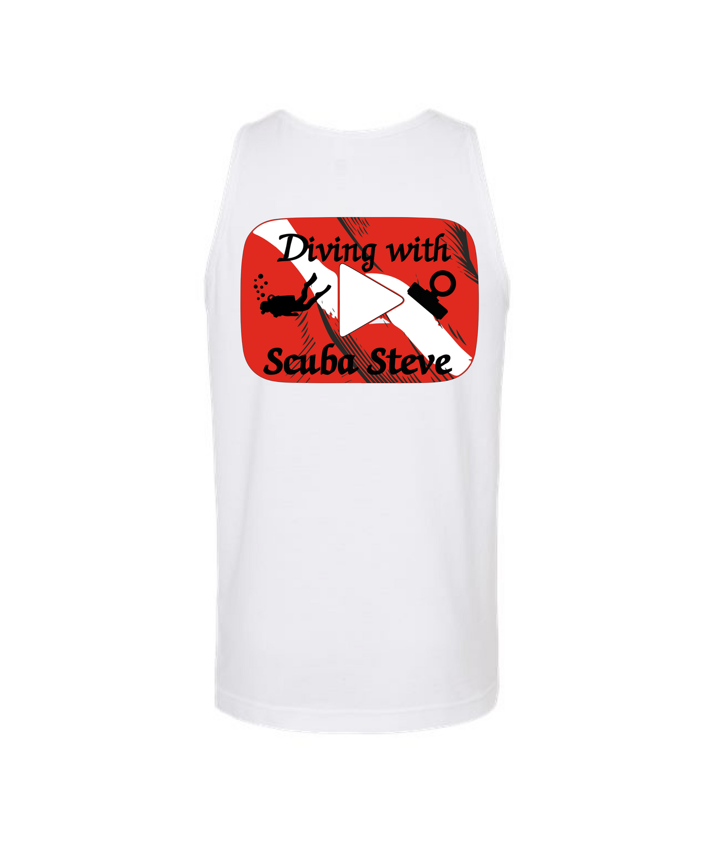 Scuba Steve - PLAY - White Tank Top