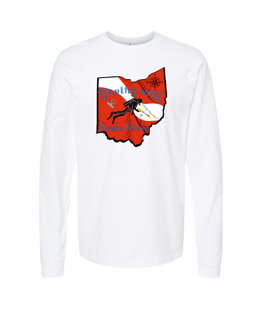 V-SCSTTOP - DESIGN 1 - White Long Sleeve T