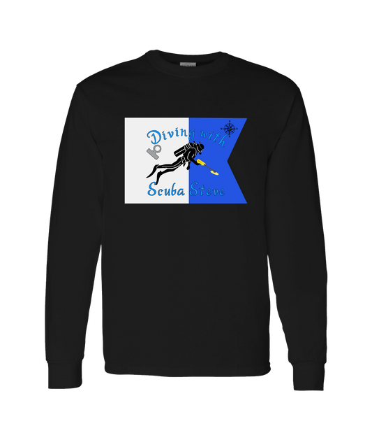 V-SCSTTOP - DESIGN 3 - Black Long Sleeve T