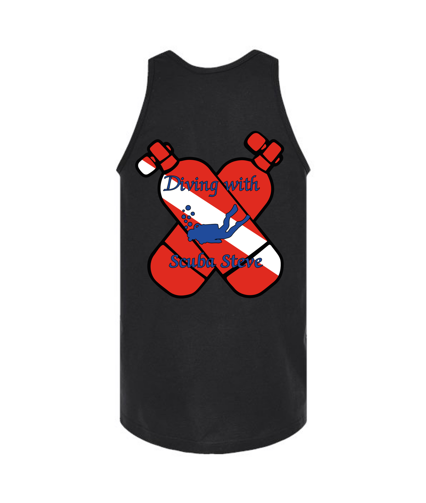 V-SCSTTOP - DESIGN 4 - Black Tank Top