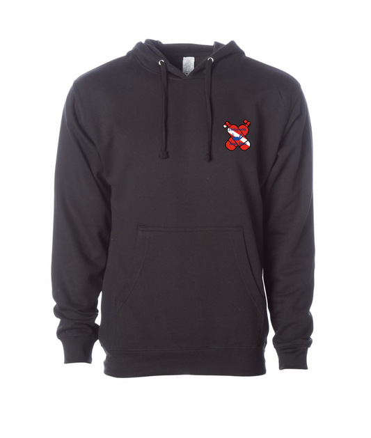V-SCSTTOP - DESIGN 4 - Black Hoodie