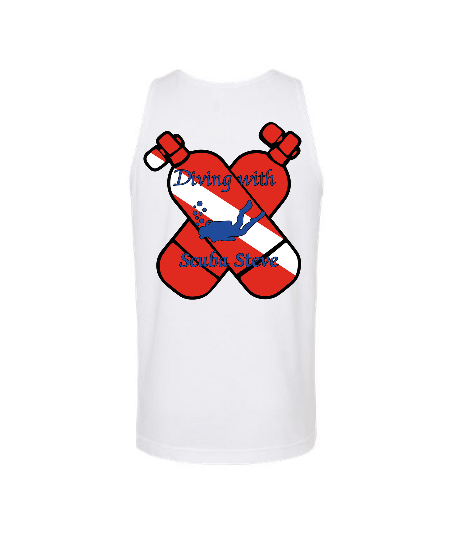 V-SCSTTOP - DESIGN 4 - White Tank Top