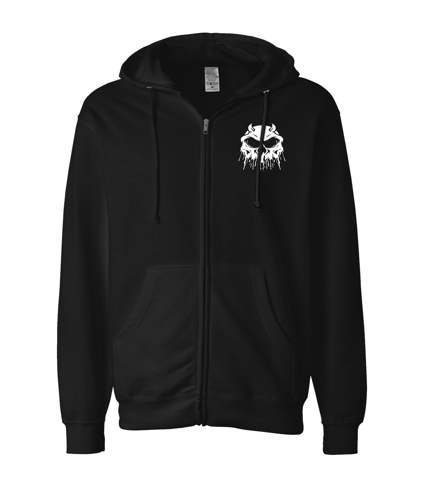 SCUMZ - Logo 2 - Black Zip Up Hoodie