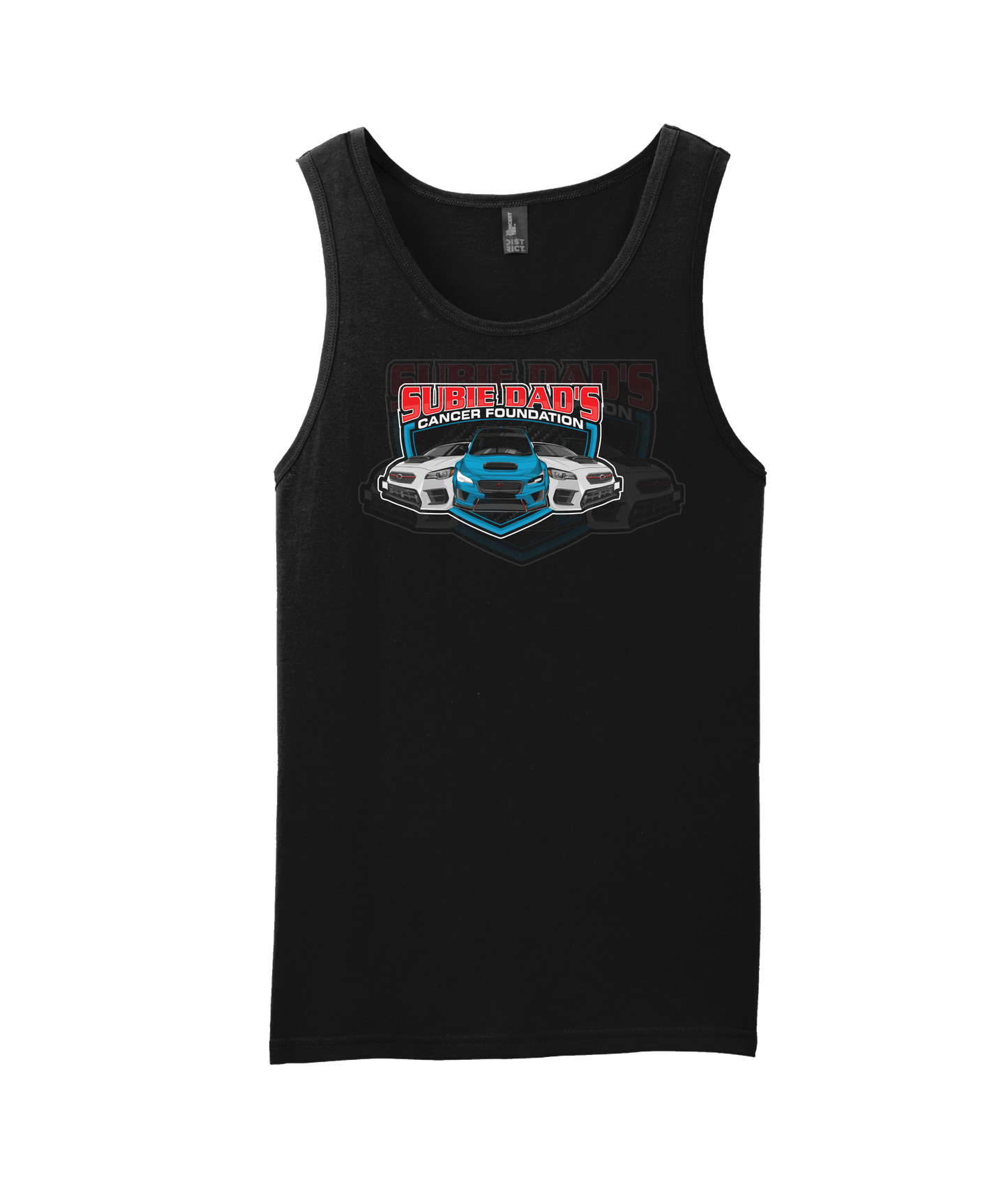 Subie Dad's Cancer Foundation - Subies - Black Tank Top