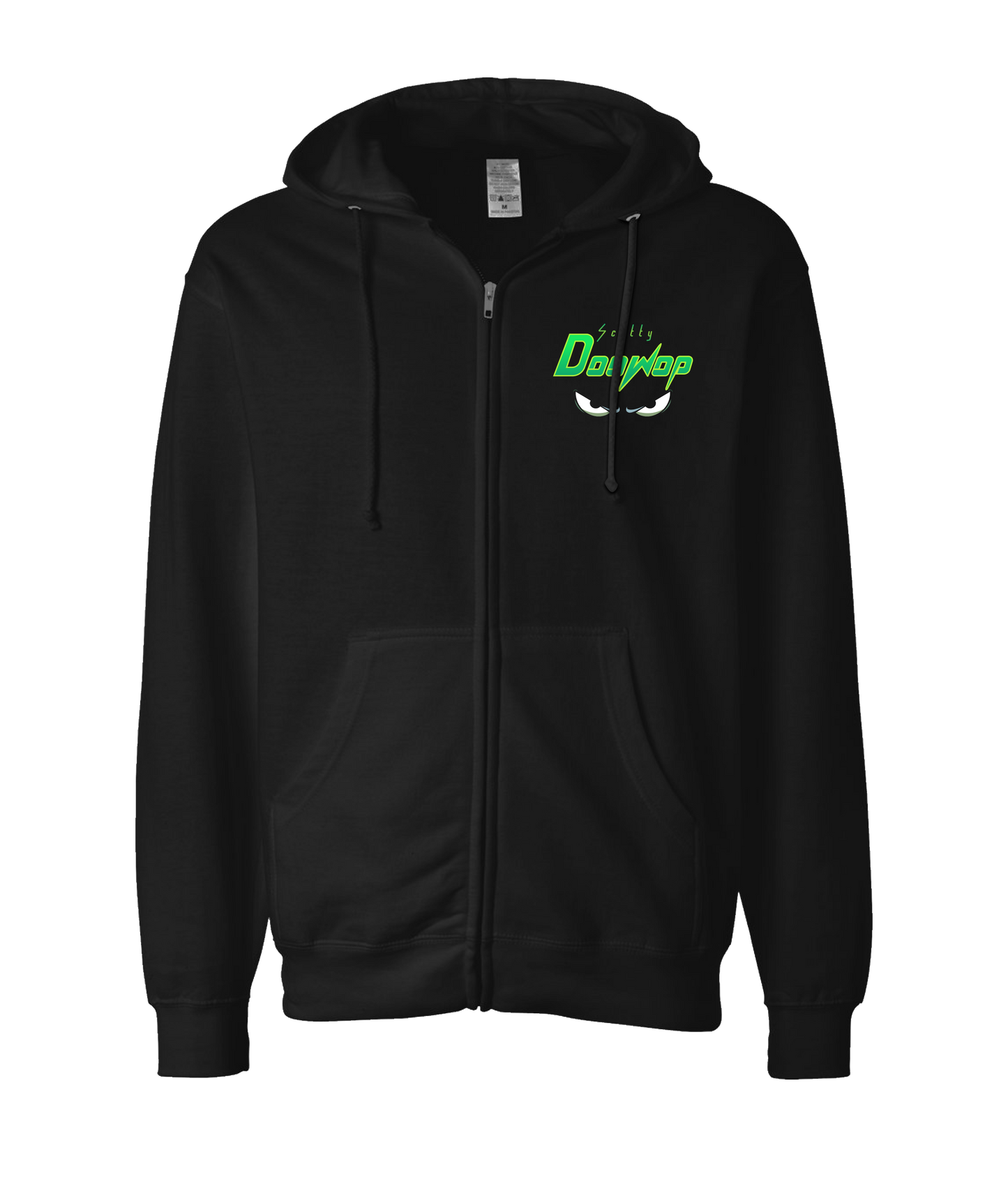 Scotty Doowop - Logo - Black Zip Up Hoodie