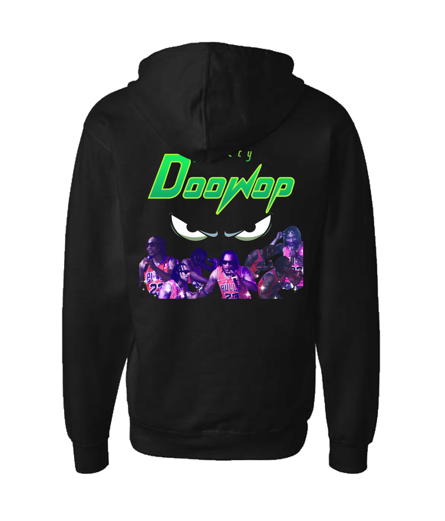 Scotty Doowop - Logo w/Scotty - Black Zip Up Hoodie