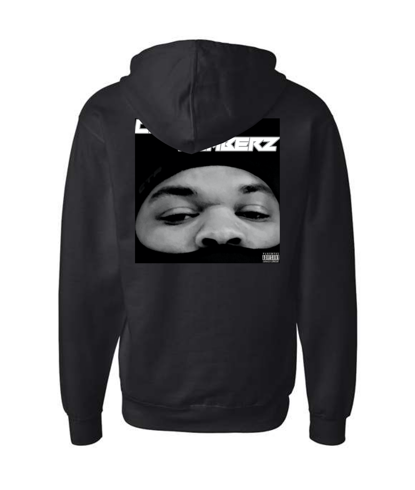 V-SECTTOP - Memberz Only Tee - Black Zip Up Hoodie