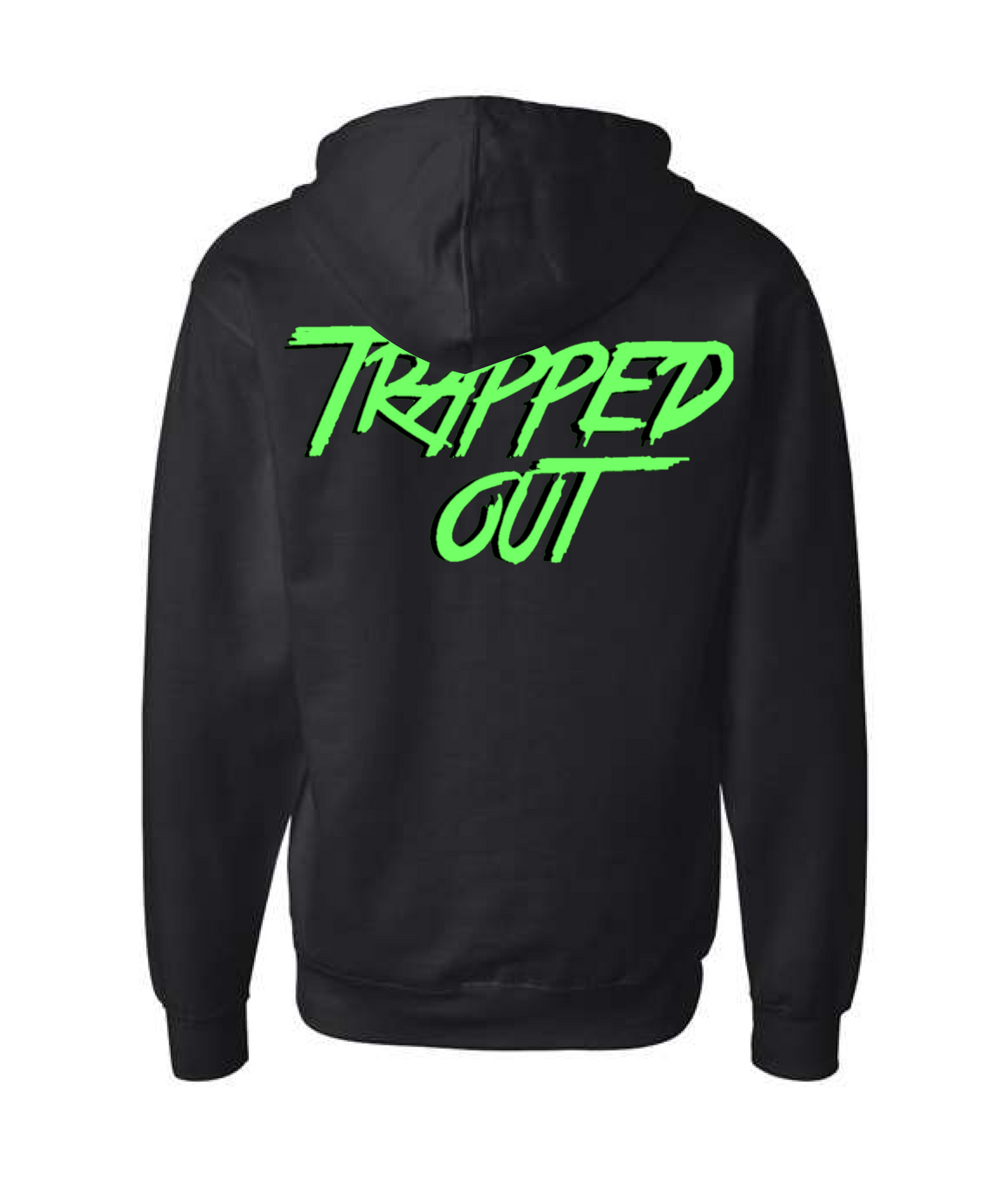 V-SECTTOP - Secluded Trap - Black Zip Up Hoodie