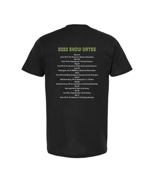 V-SEGTOP - 2023 SHOW DATES - Black T-Shirt