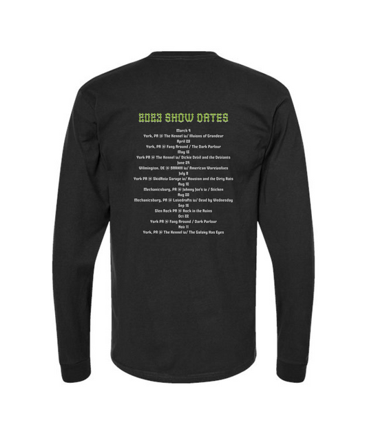 V-SEGTOP - 2023 SHOW DATES - Black Long Sleeve T