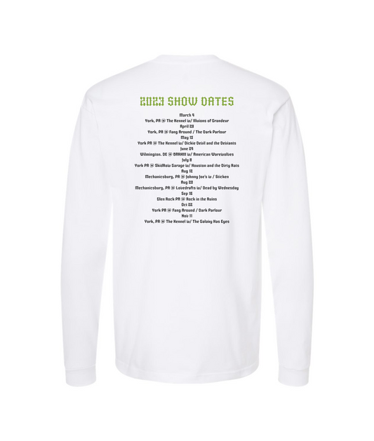 V-SEGTOP - 2023 SHOW DATES - White Long Sleeve T