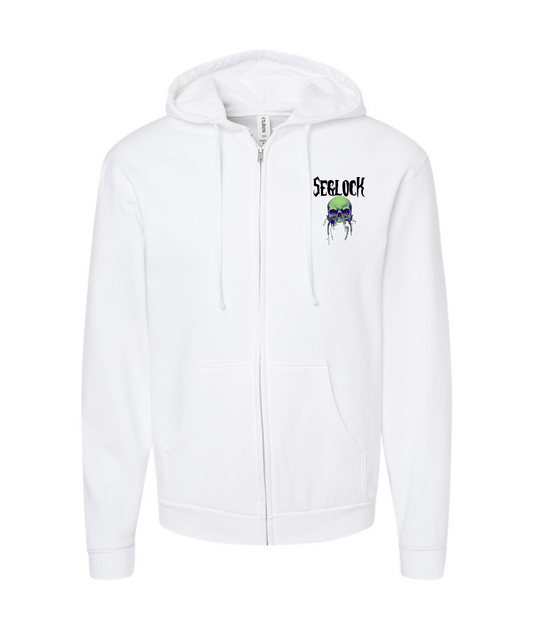 V-SEGTOP - 2023 SHOW DATES - White Zip Up Hoodie