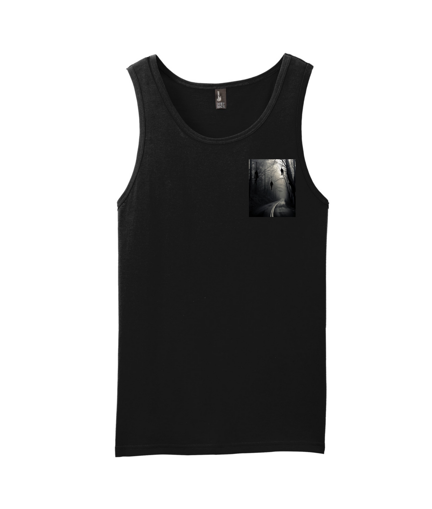 V-SEGTOP - DON'T GO DOWN THAT ROAD - Black Tank Top