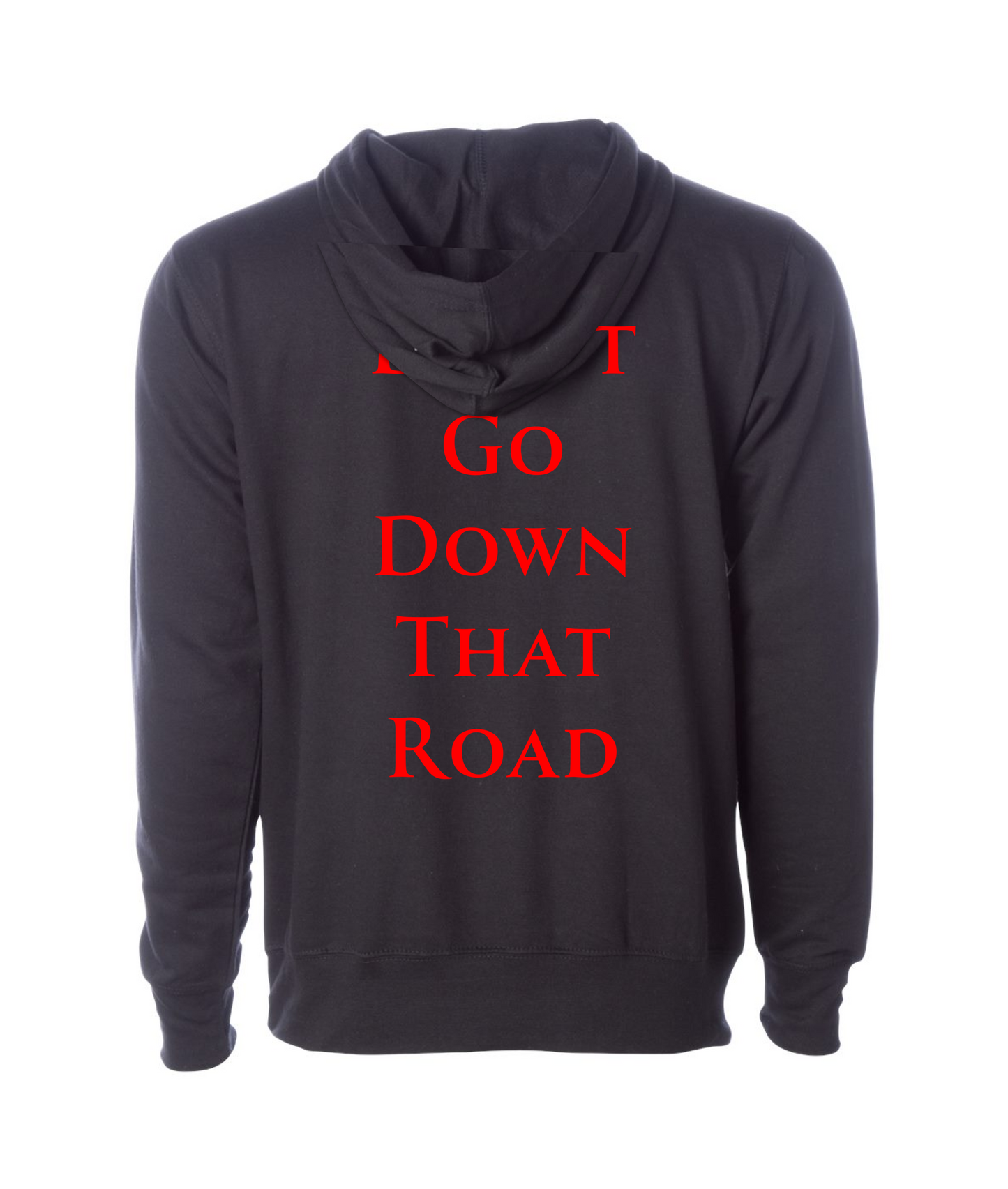 V-SEGTOP - DON'T GO DOWN THAT ROAD - Black Hoodie