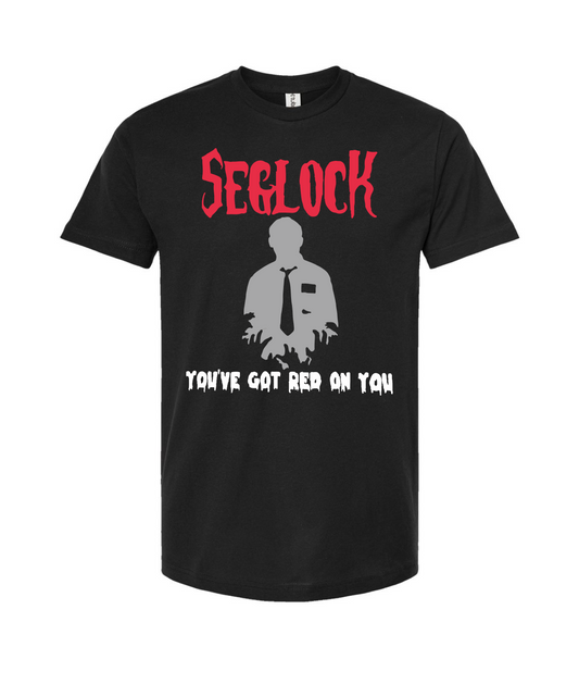V-SEGTOP - SEG Red - Black T-Shirt
