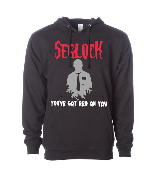 V-SEGTOP - SEG Red - Black Hoodie