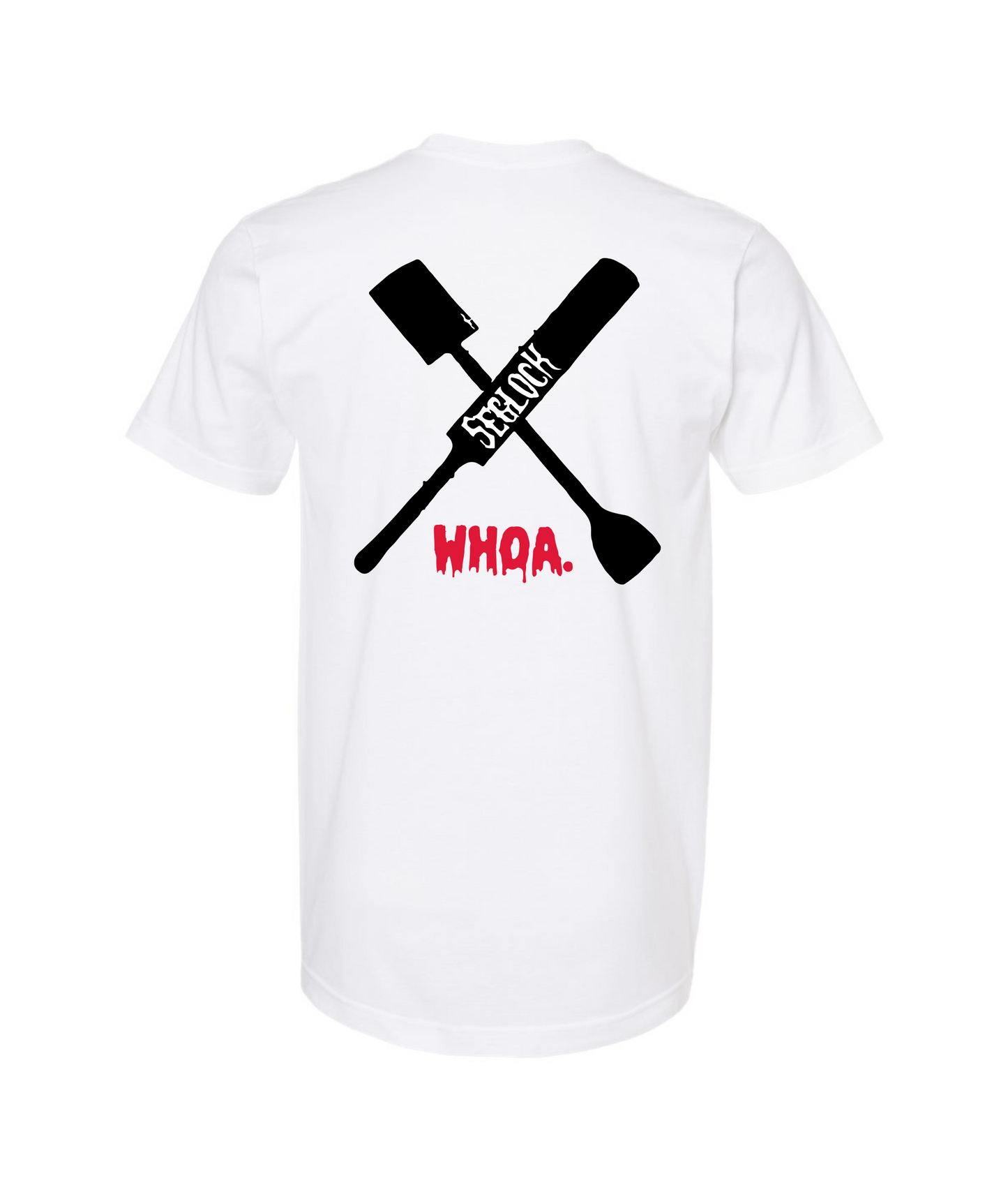 V-SEGTOP - SEG Red - White T-Shirt