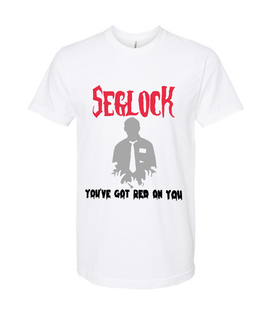 Seglock - SEG Red - White T-Shirt