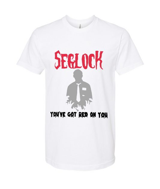 V-SEGTOP - SEG Red - White T-Shirt