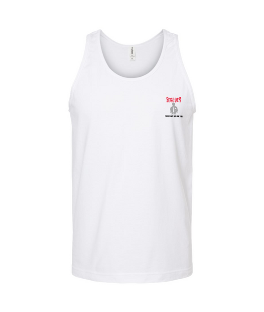 V-SEGTOP - SEG Red - White Tank Top