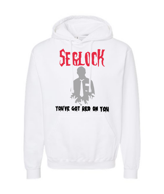 V-SEGTOP - SEG Red - White Hoodie