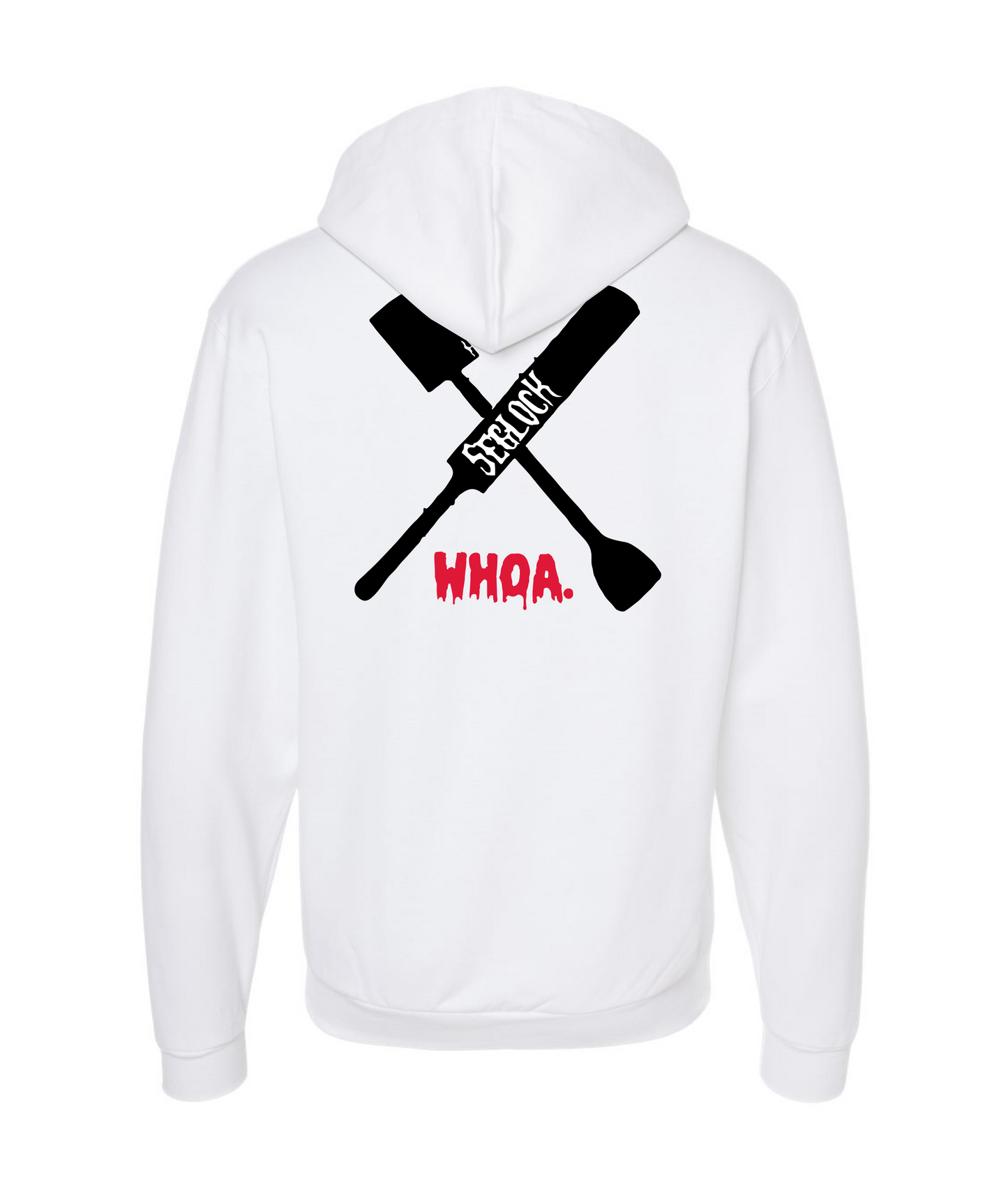 V-SEGTOP - SEG Red - White Zip Up Hoodie
