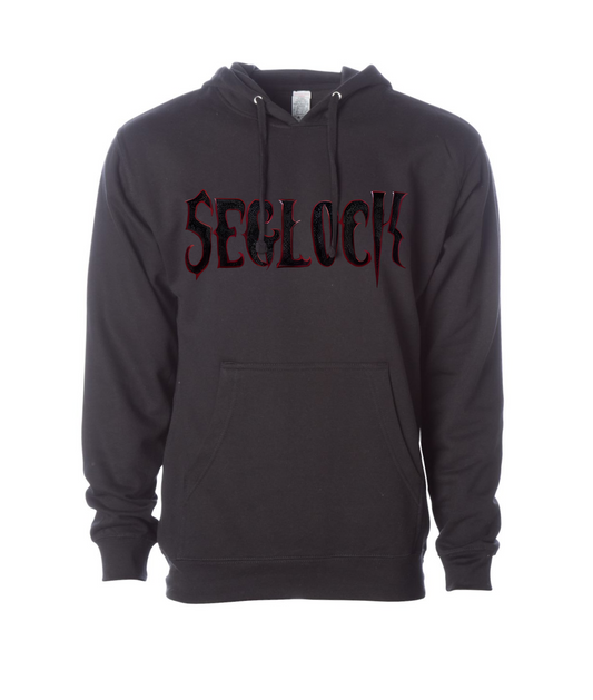 V-SEGTOP - QUAD - Black Hoodie