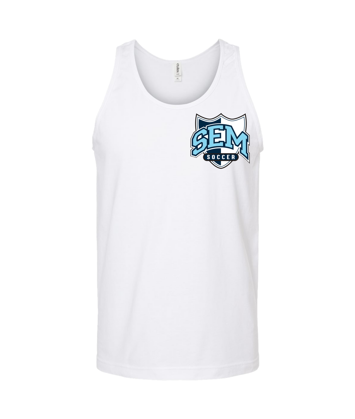 Sem Soccer - SEM SOCCER - White Tank Top